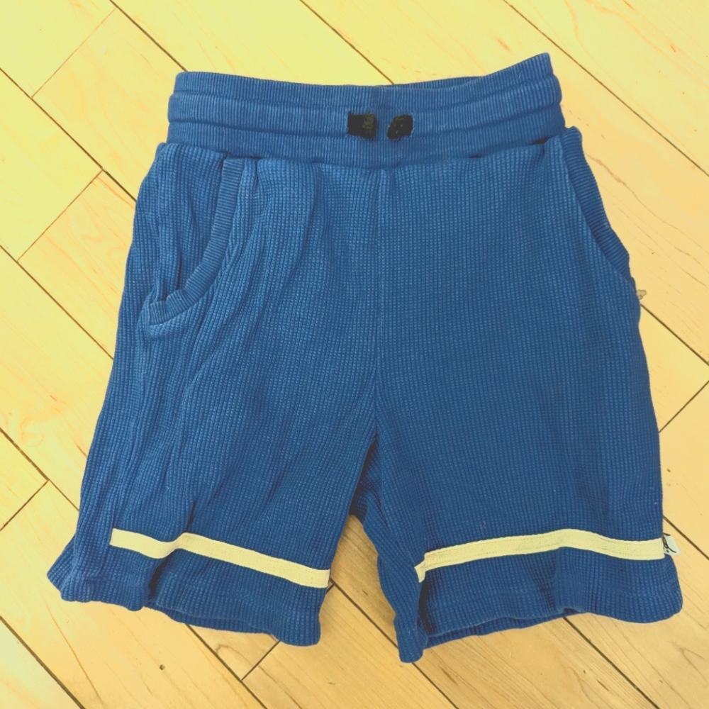 Blue Waffle Kids organic cotton Shorts